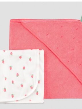 Carter's Baby Strawberry 2pk Towel